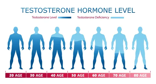 Testosterone Homone Level by Age